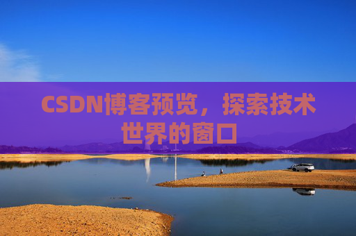 CSDN博客预览，探索技术世界的窗口